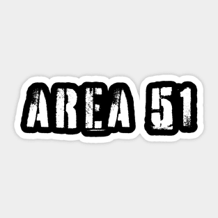 Area 51 UFO Aliens Sticker